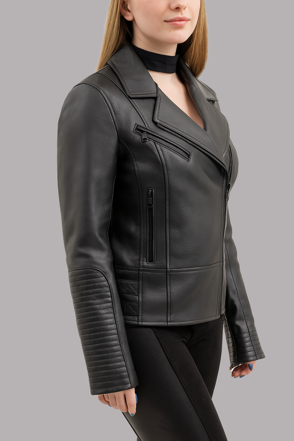 Isabelle Edge Leather Jacket