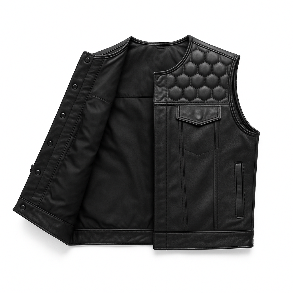 Viper - Men's Club Style Leather Vest