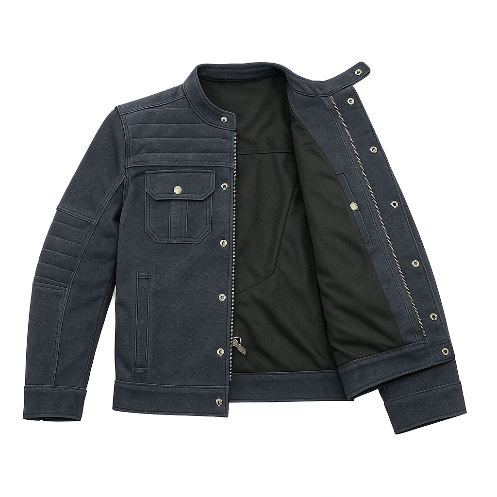 PR-228 Command Denim Man's Motorcycle Jacket