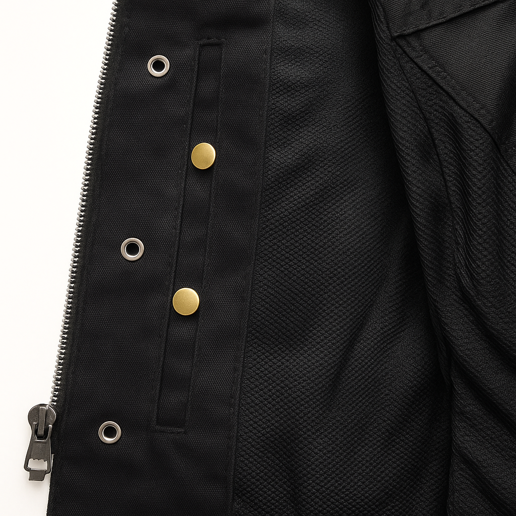 Pr-209 Shadowfield Man's Motorcycle Twill Jacket