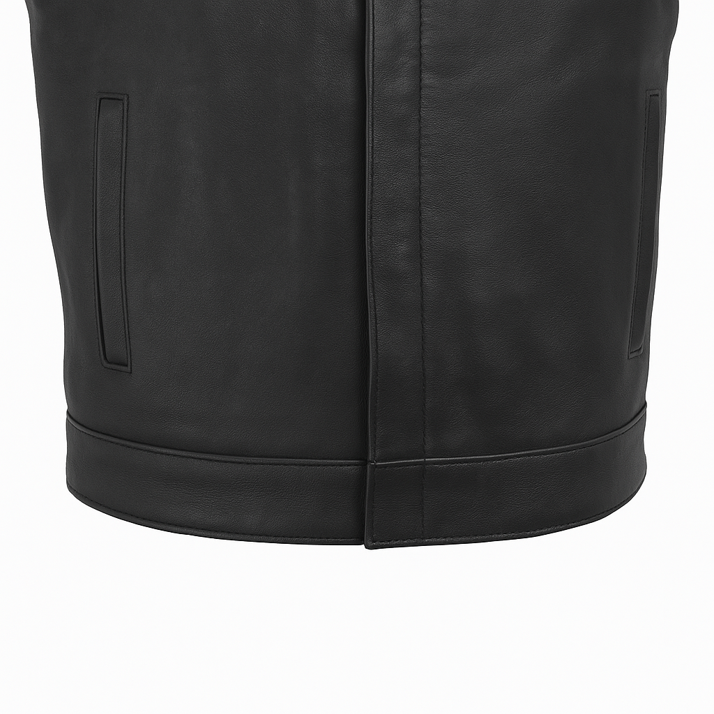 Darkhaven Man's Moto Club Leather Vest