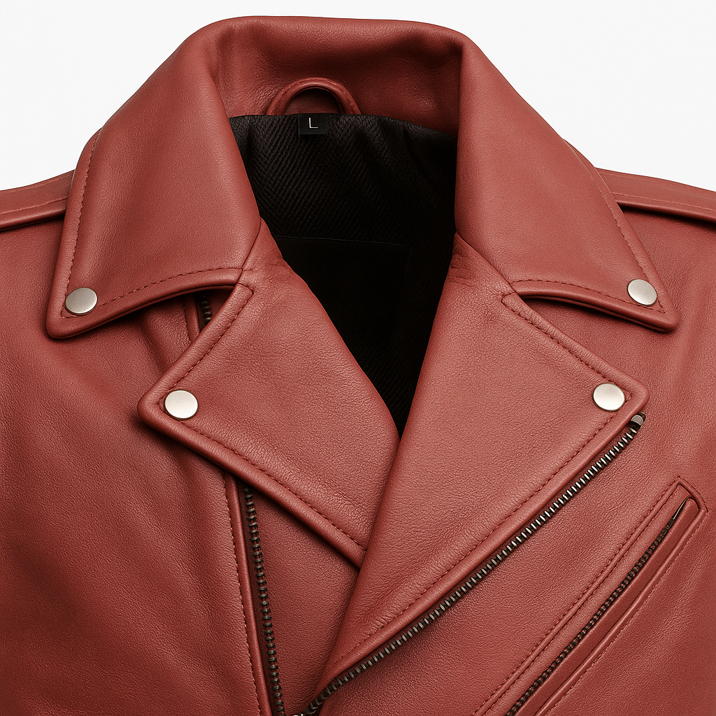 Thunderbrand - Men's Moto Style Leather Vest