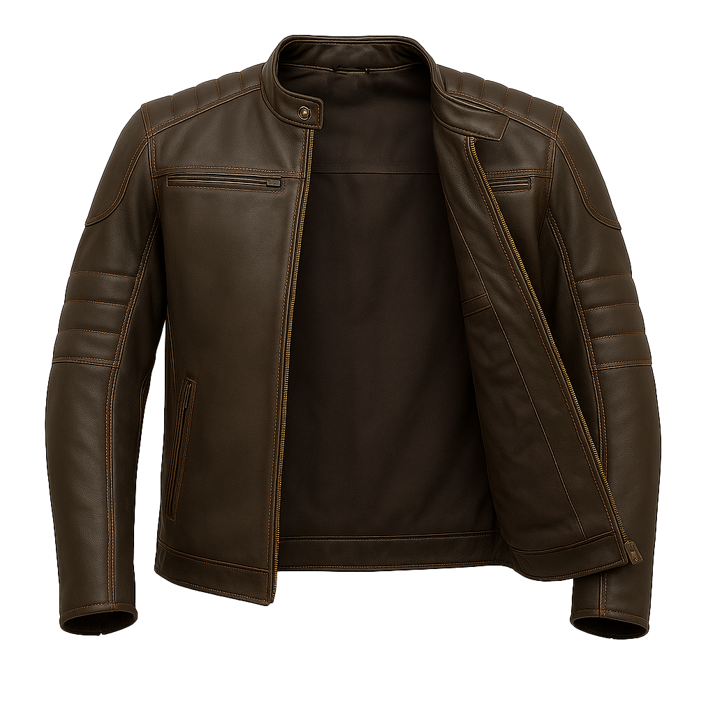 PR-226 Canyon Rider Man's Motorcycle Leather Jacket