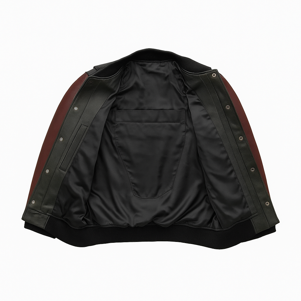 PR-238 Coalheart Classic Man's Moto Leather Jacket