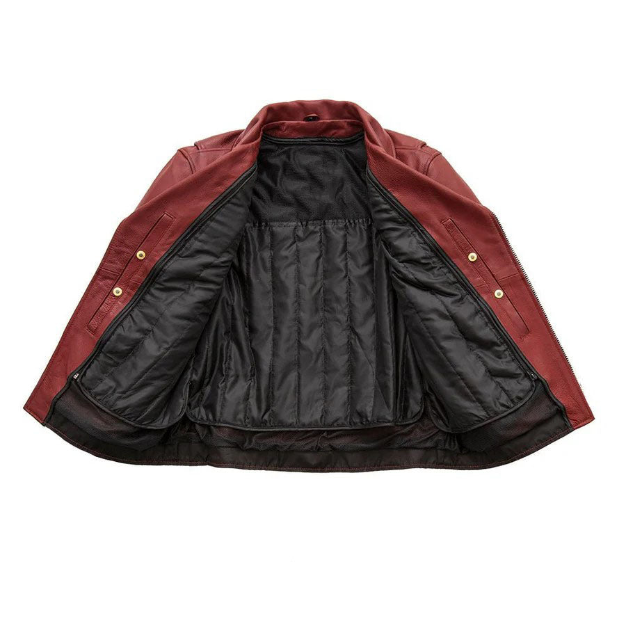 PR-211 Bronco Blaze Man's Motorcycle Leather Jacket