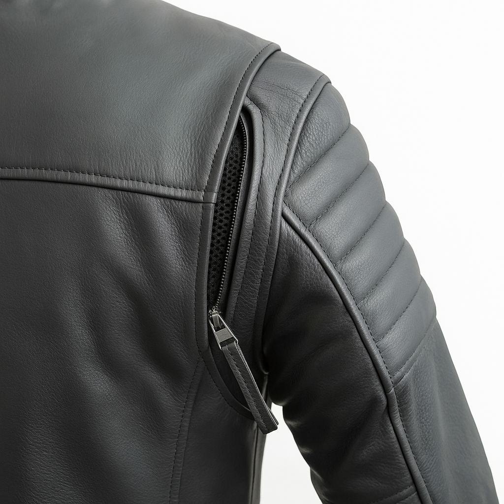 PR-213 Steelcore Man's Motorcycle leather jacket
