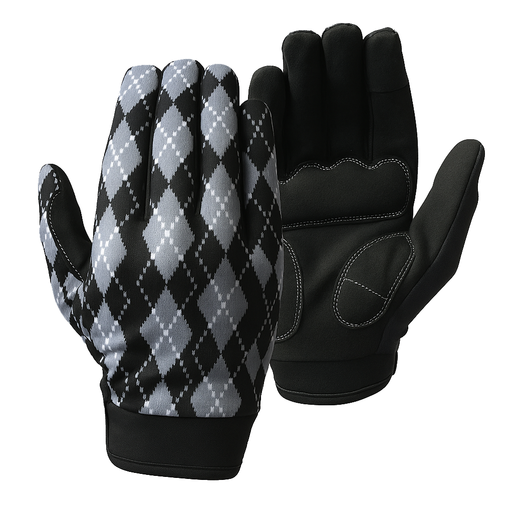 CheckStride Moto Gloves – Shadow Plaid