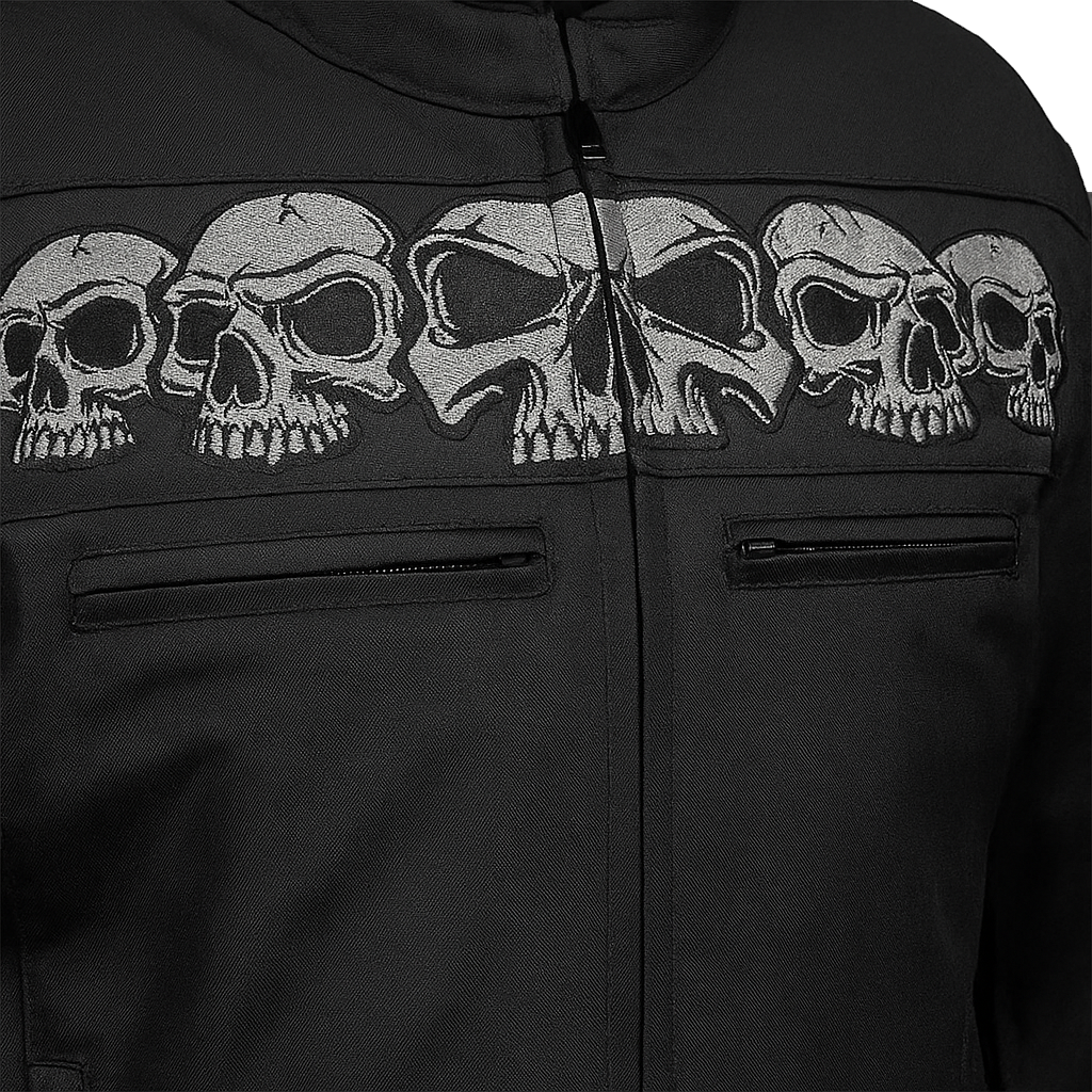 PR-214 Skullshade Man's Motorcycle Textile jacket