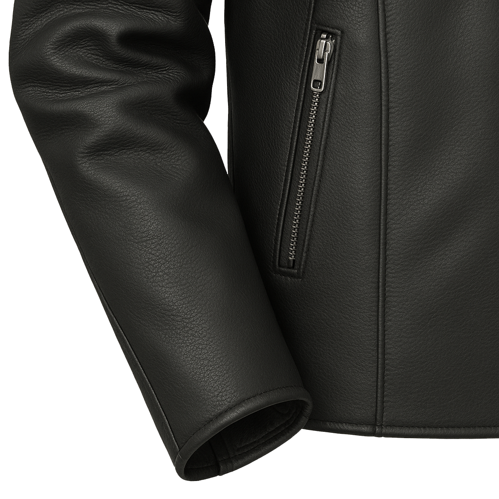 PR-204 Prime Edge – Men's Motorcycle Café Style Leather Jacket
