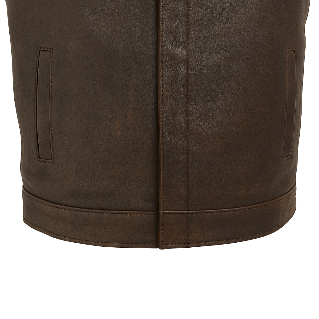 Darkhaven Man's Moto Club Leather Vest