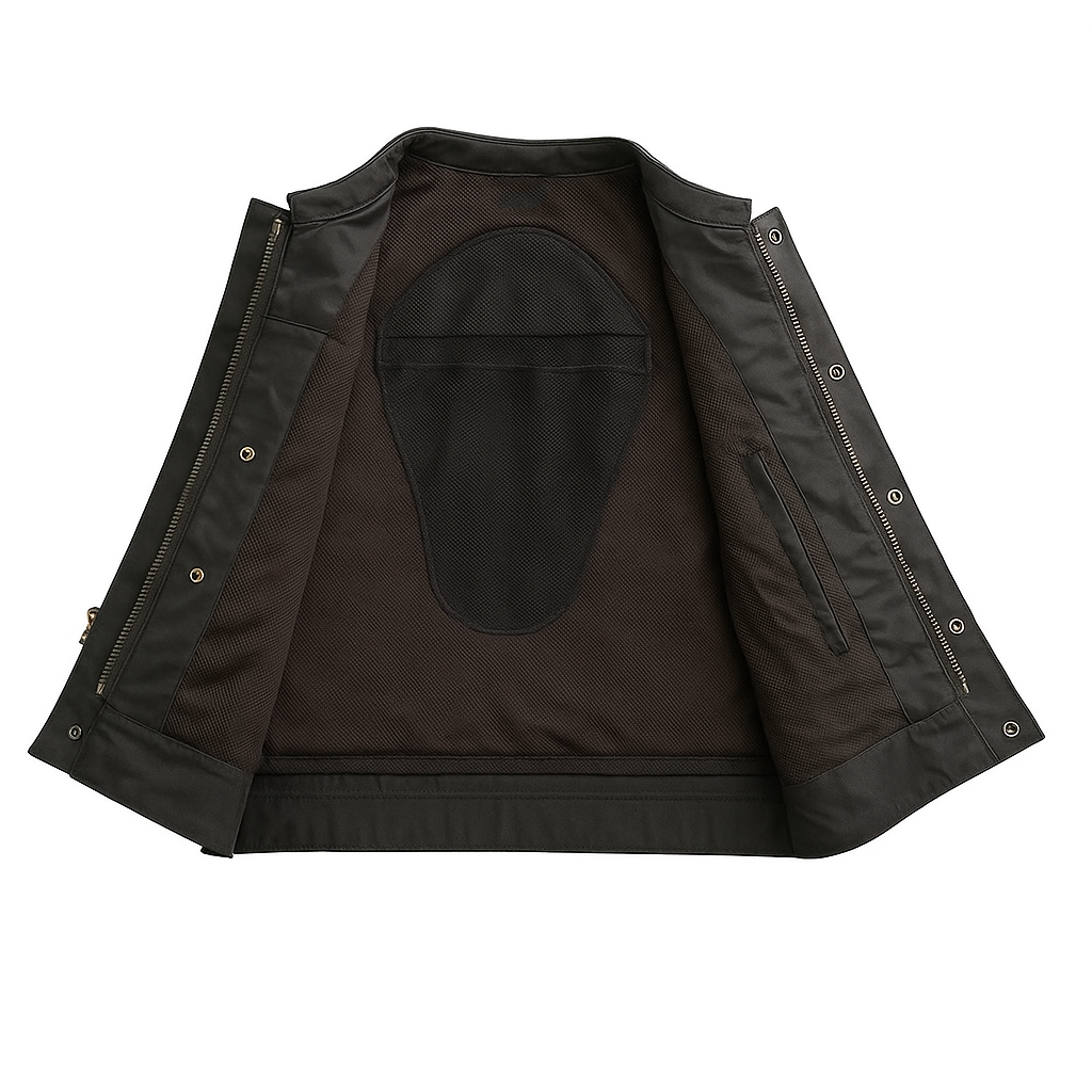 Duskrunner - Men's Motorcycle Leather Vest
