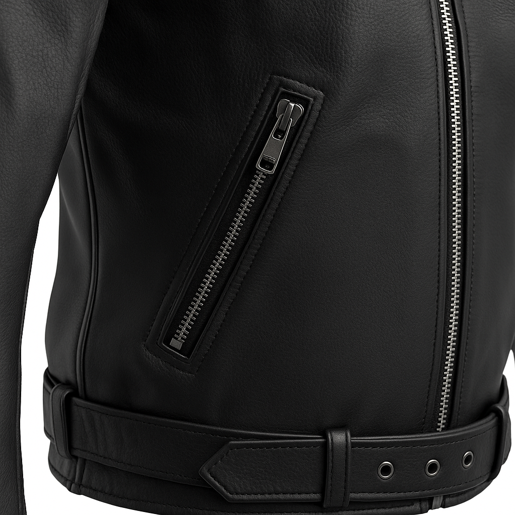 PR-211 Bronco Blaze Man's Motorcycle Leather Jacket
