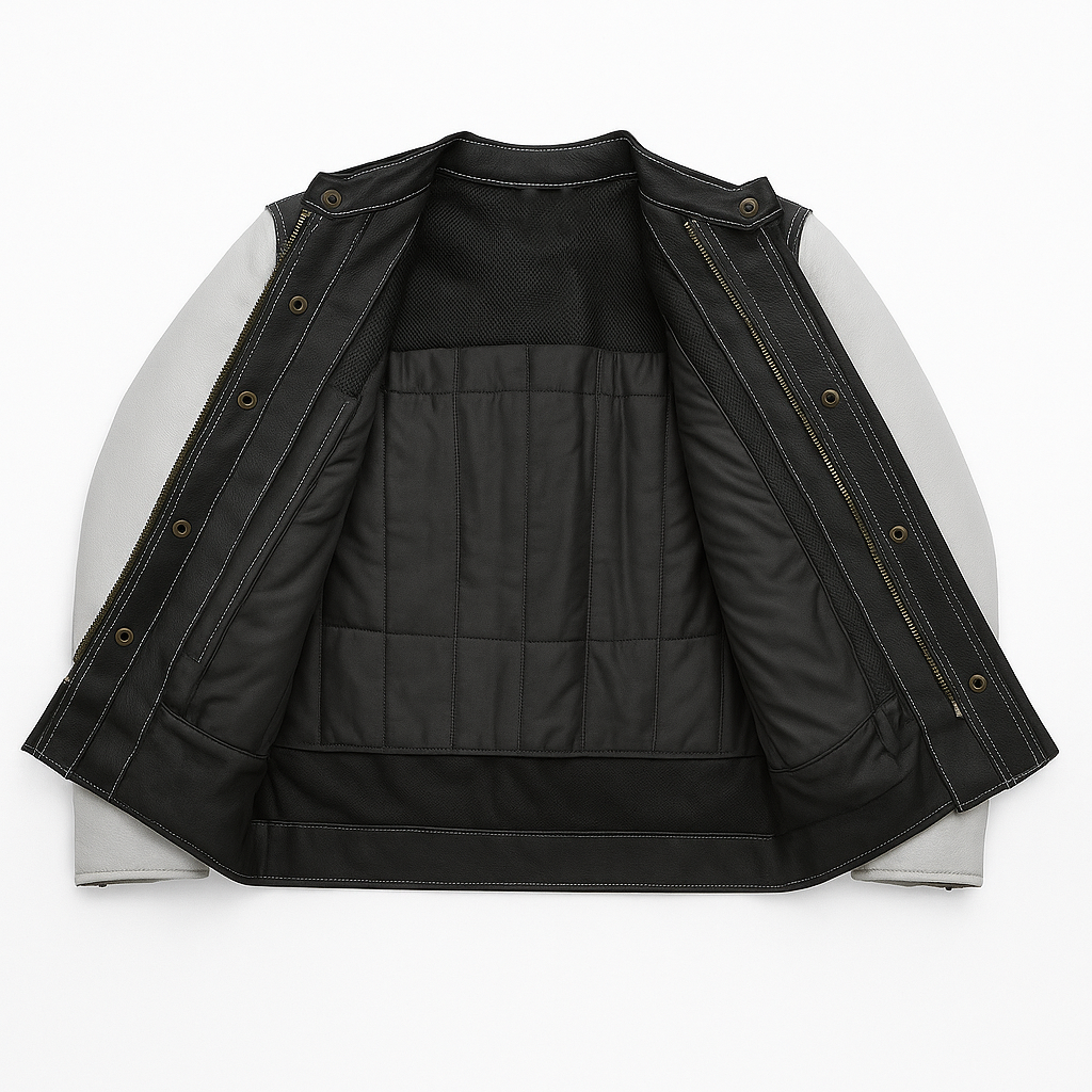 PR-237 Inferno Edge Man's Moto Leather Jacket