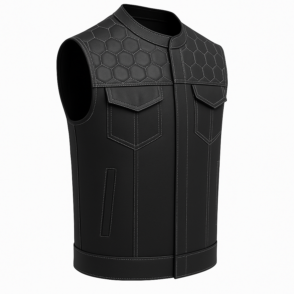 Viper - Men's Club Style Leather Vest