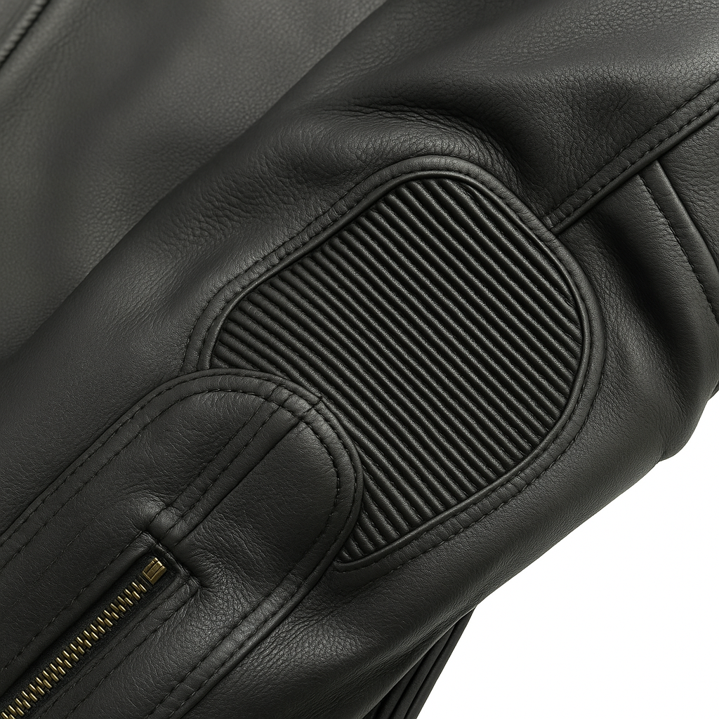 PR-220 Vanguard Moto Man's Motorcycle Leather Jacket