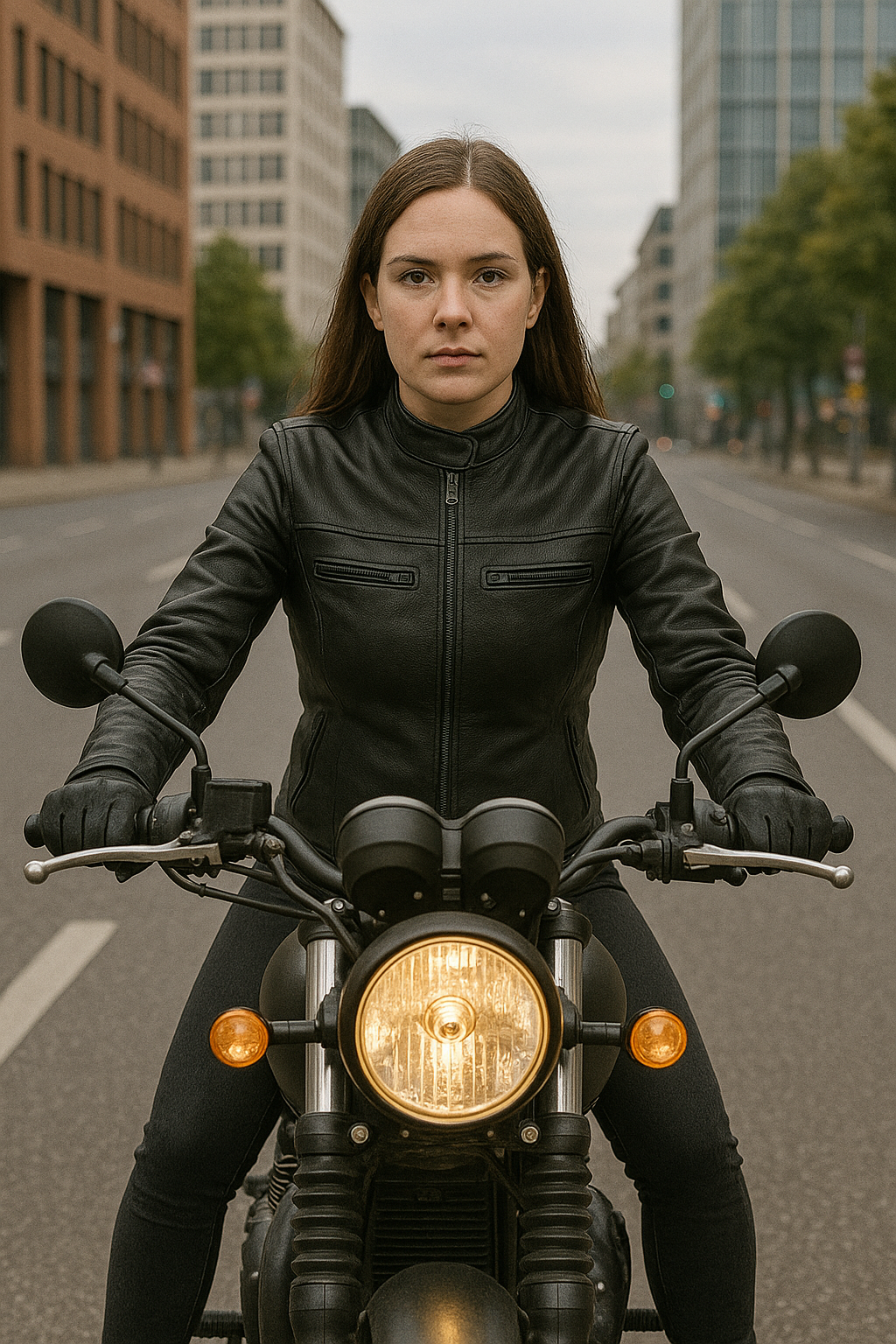 Eclipse Rider - Women's Motorcycle Leather Jacket