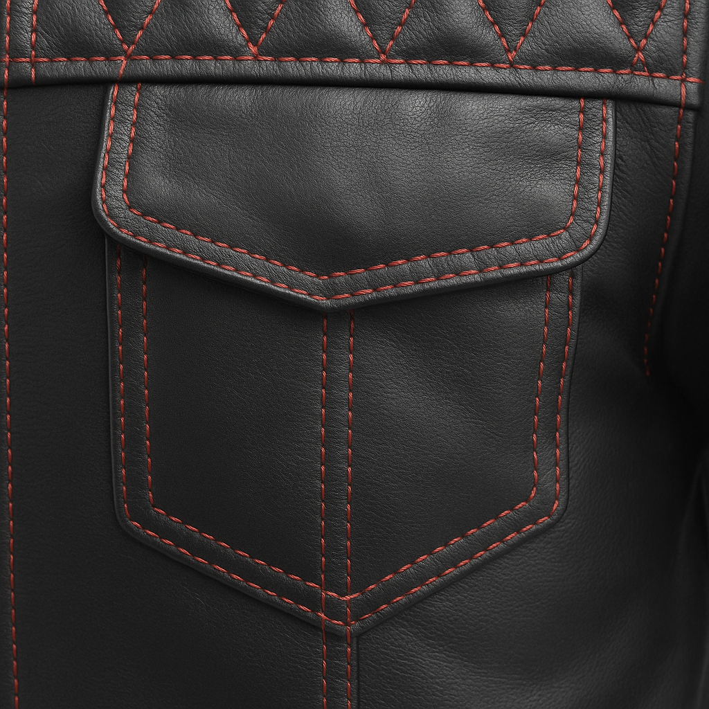 PR-206 Ember Guard Men's Motorcycle leather jacket