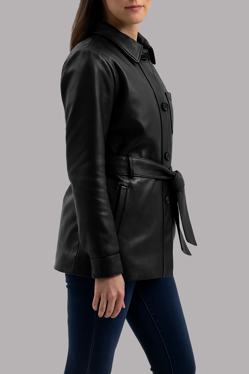 Janessa Luxe Women's Fashion Leather Jacket