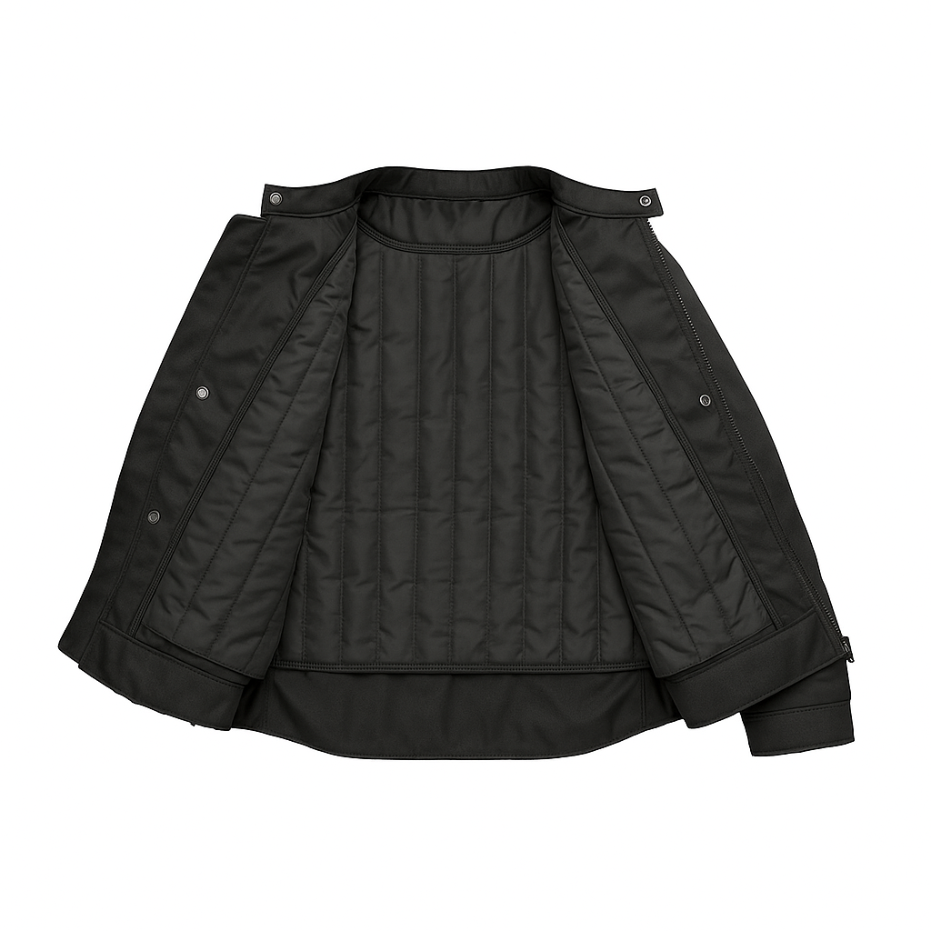 PR-229 Velocity Black Man's Motorcycle Textile Jacket