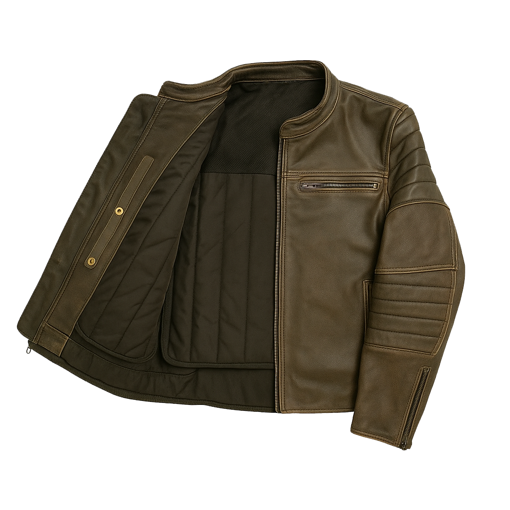 PR-213 Steelcore Man's Motorcycle leather jacket