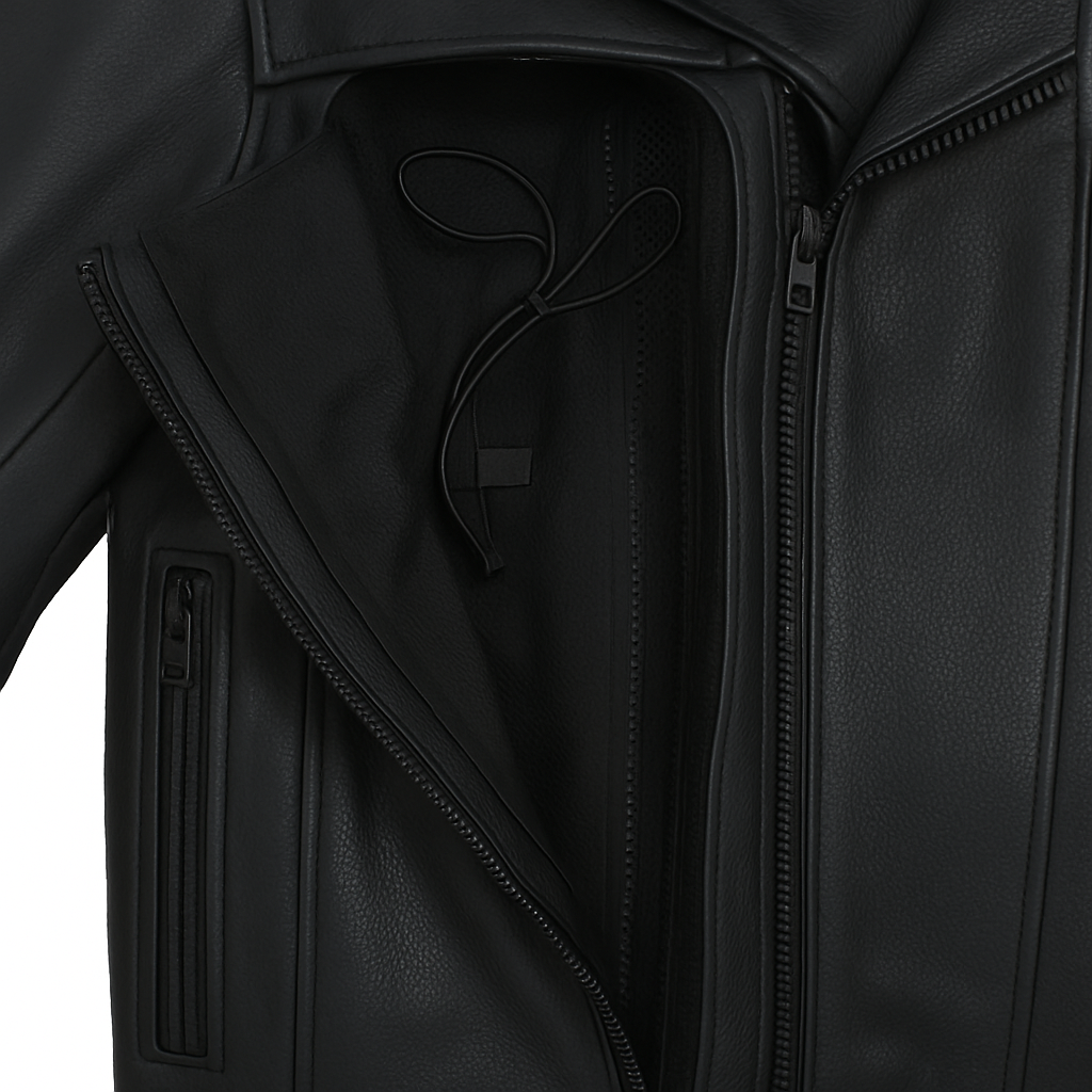 PR-216 Rider's Creed Man's Motorcycle Leather Jacket
