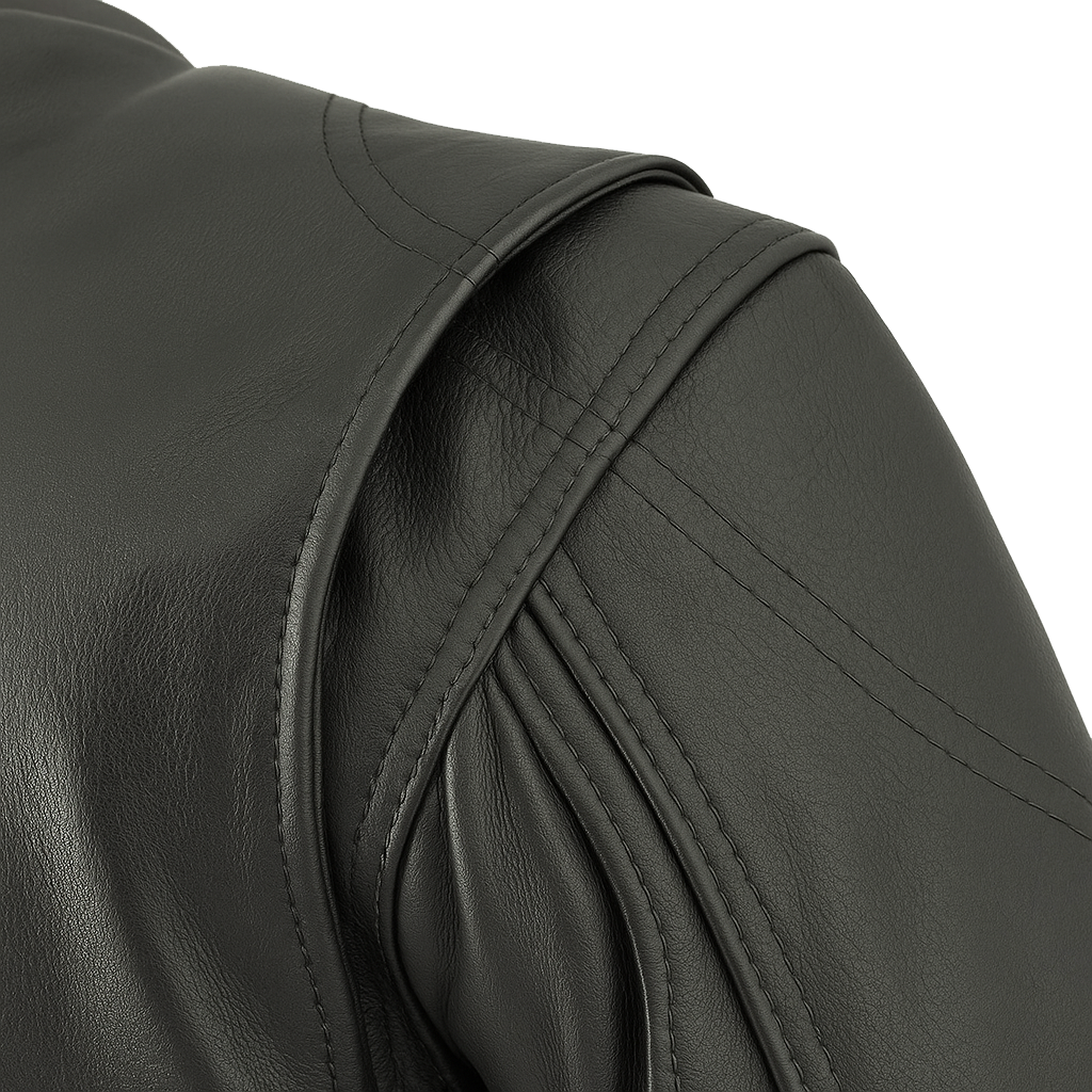 PR-215 Midnight Vault Man's Motorcycle leather jacket