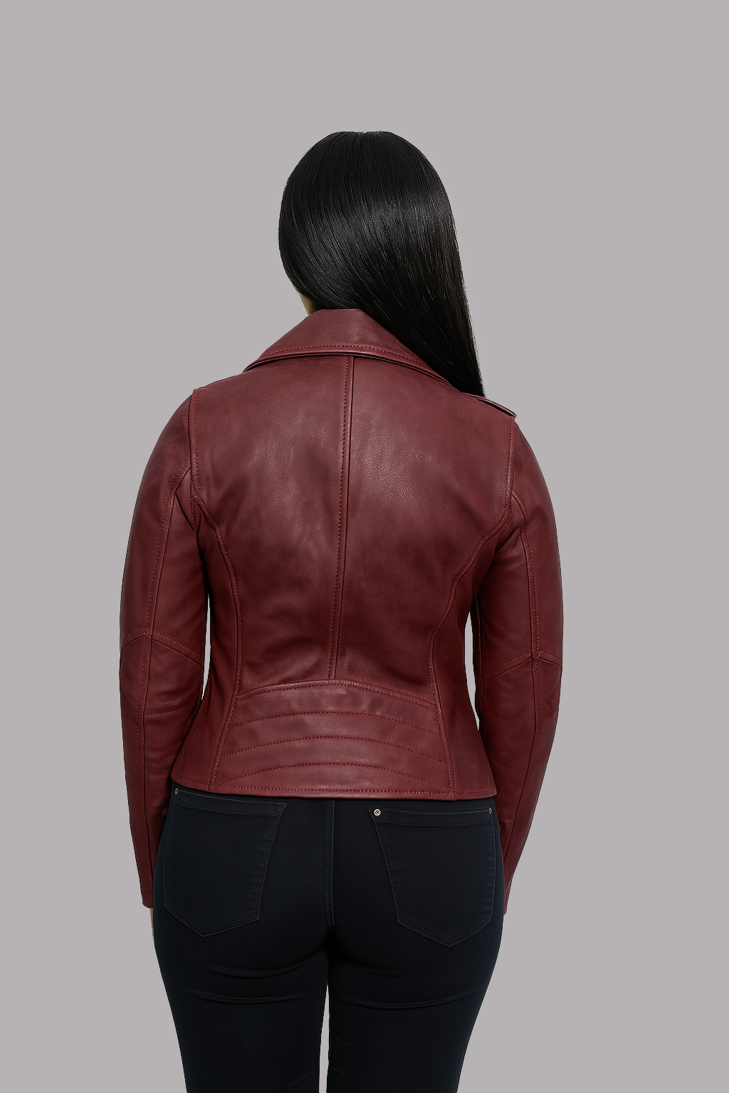 Sloane Steel Leather Jacket