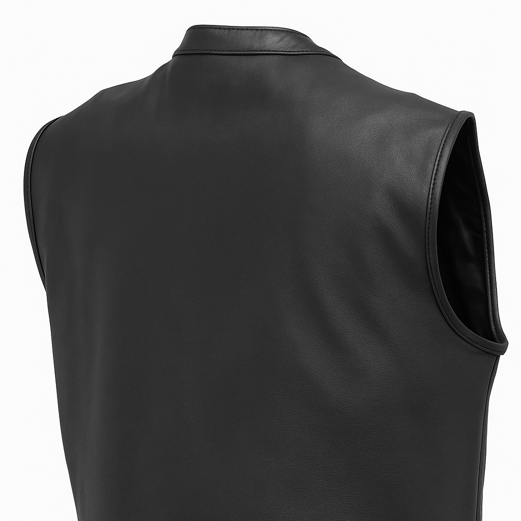 Darkhaven Man's Moto Club Leather Vest