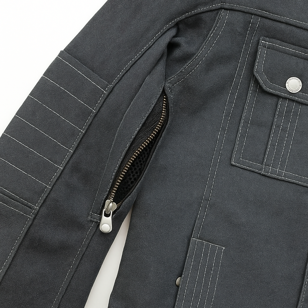 PR-228 Command Denim Man's Motorcycle Jacket
