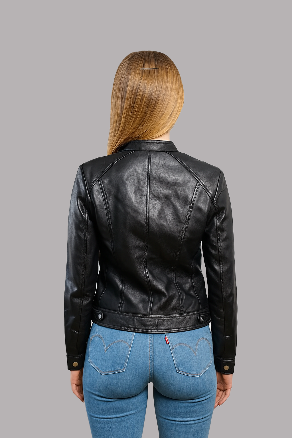 Carmine Vale Women's Fashion Leather Jacket
