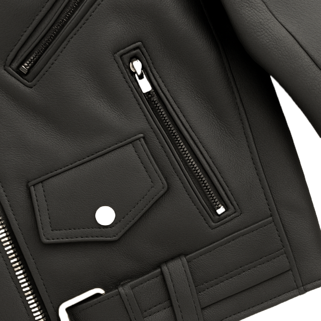PR-338 Mini Little Rebel Rider – Kid’s Leather Motorcycle Jacket