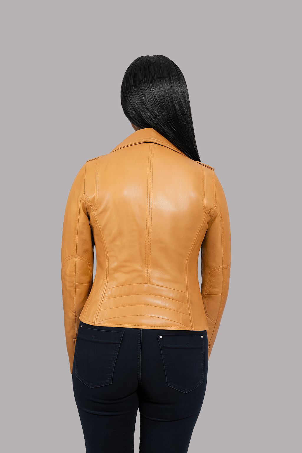 Sloane Steel Leather Jacket