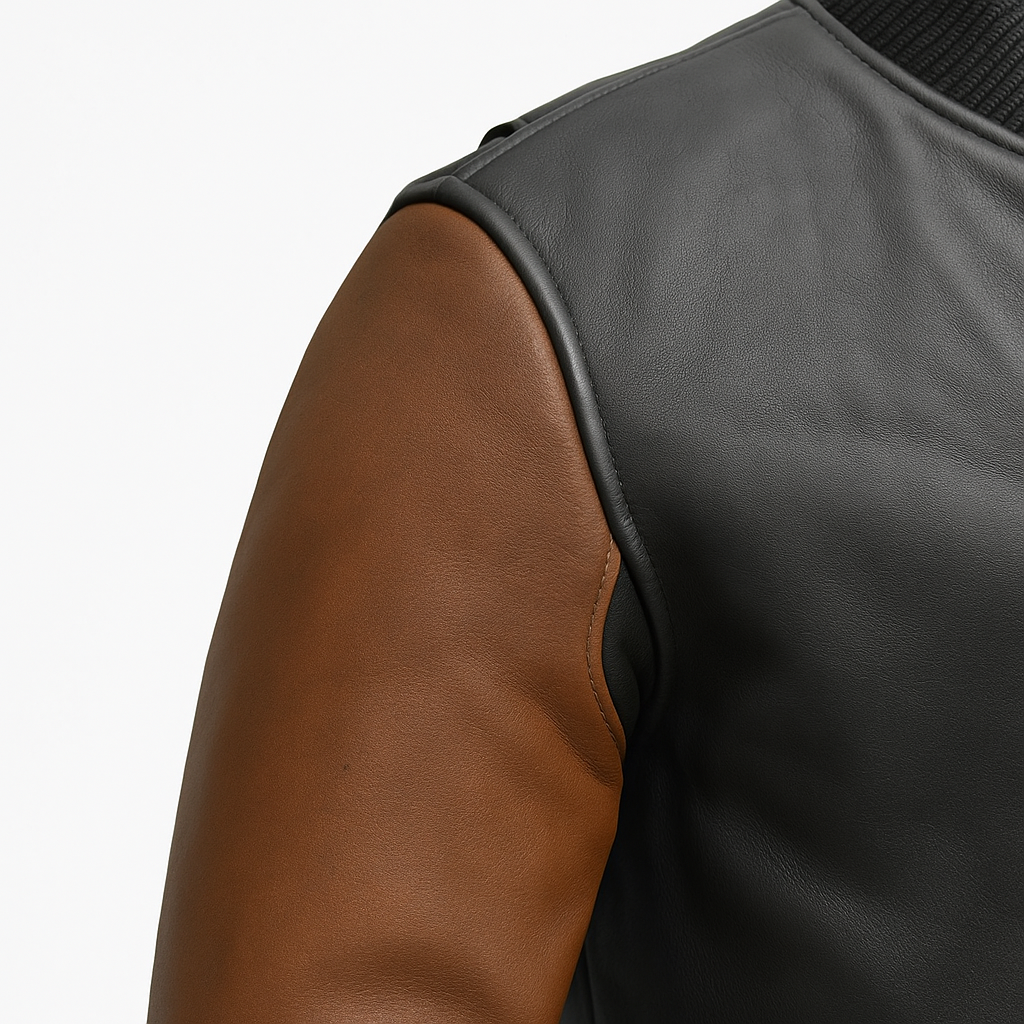 PR-238 Coalheart Classic Man's Moto Leather Jacket