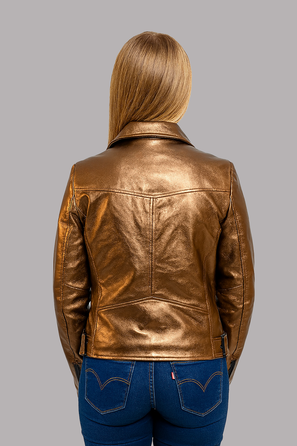 Hazelwyn Luxe Women's Lambskin Leather Jacket