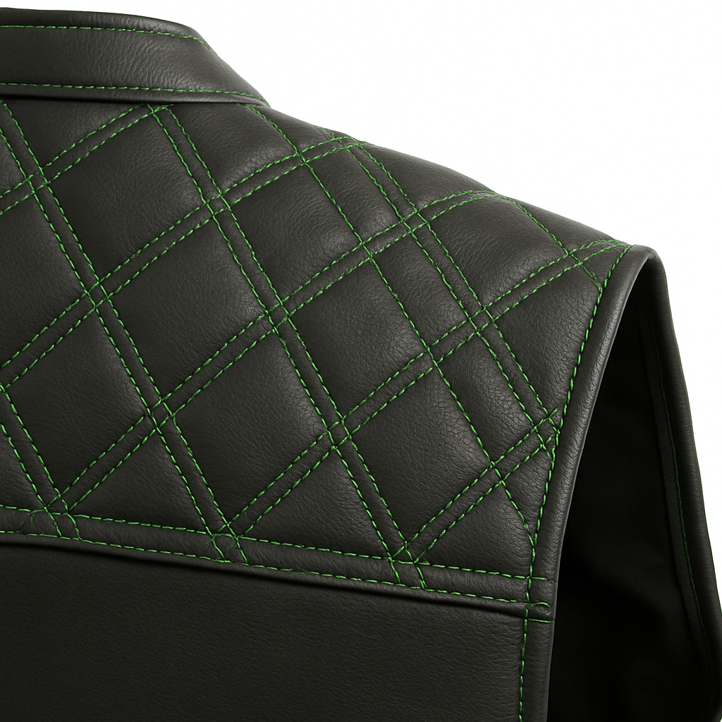 Scarlet Stitch - Men's Club Style Leather Vest