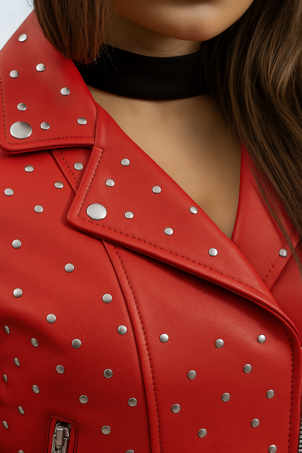 Claudia Women's Fashion Leather Jacket