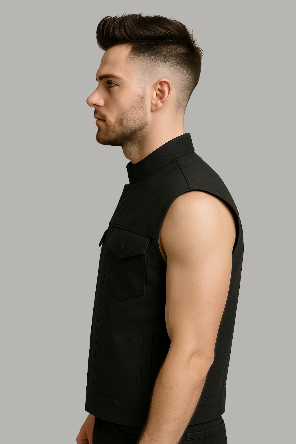 PR-305 Raven Guard – Men's Motorcycle Twill Vest