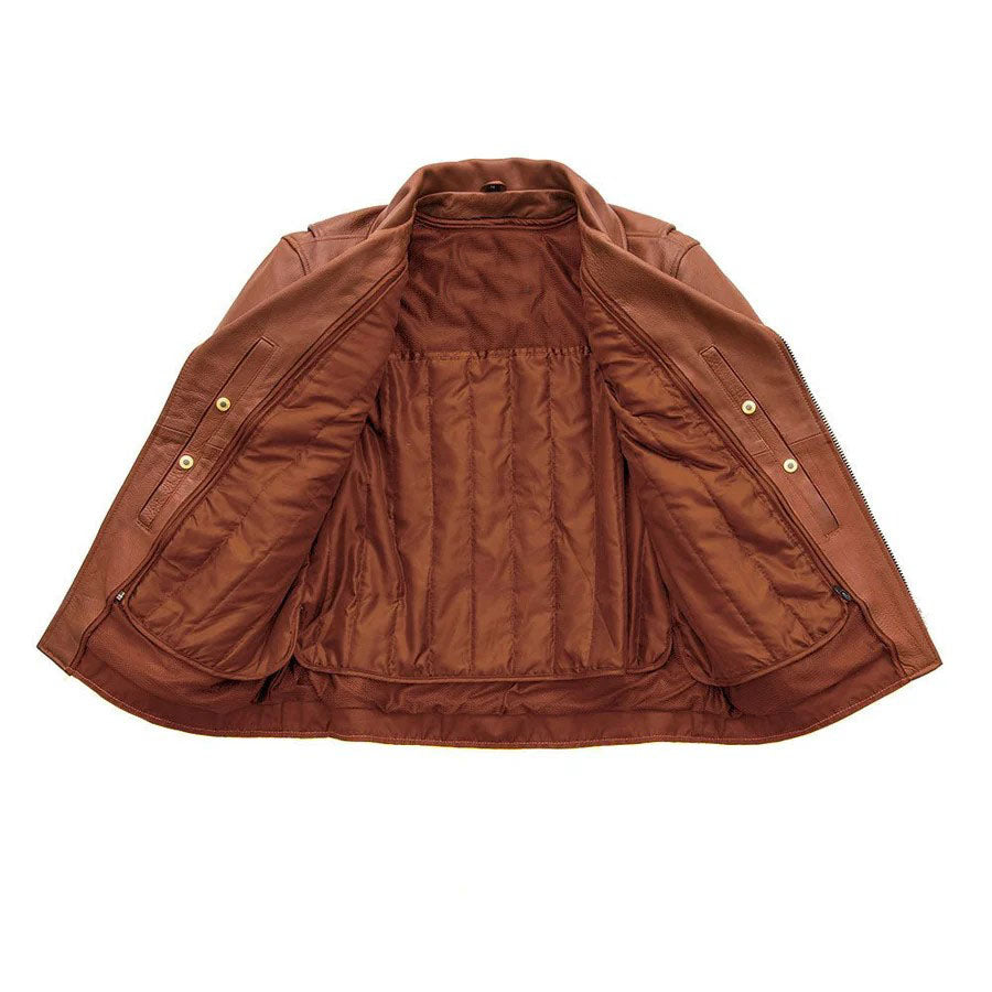PR-211 Bronco Blaze Man's Motorcycle Leather Jacket