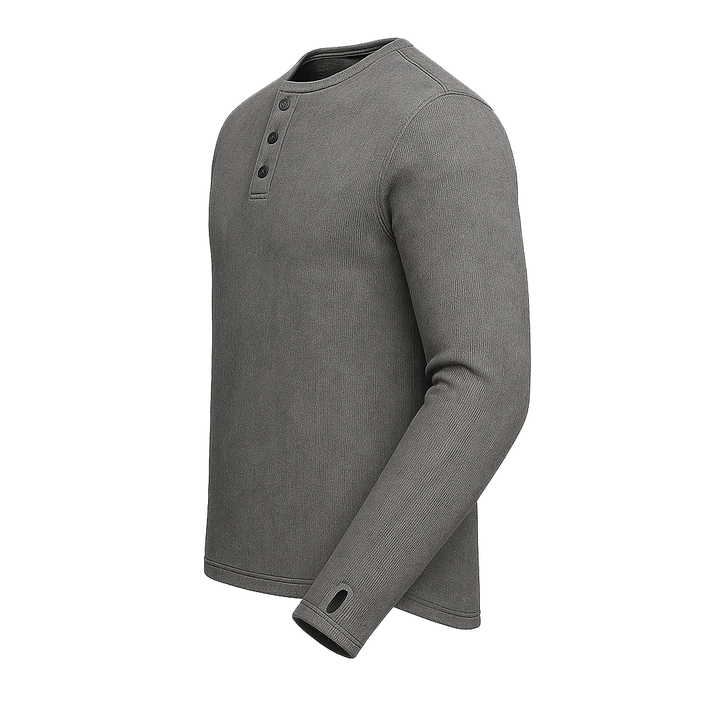 PR-329 Slate Henley Men's Shirt