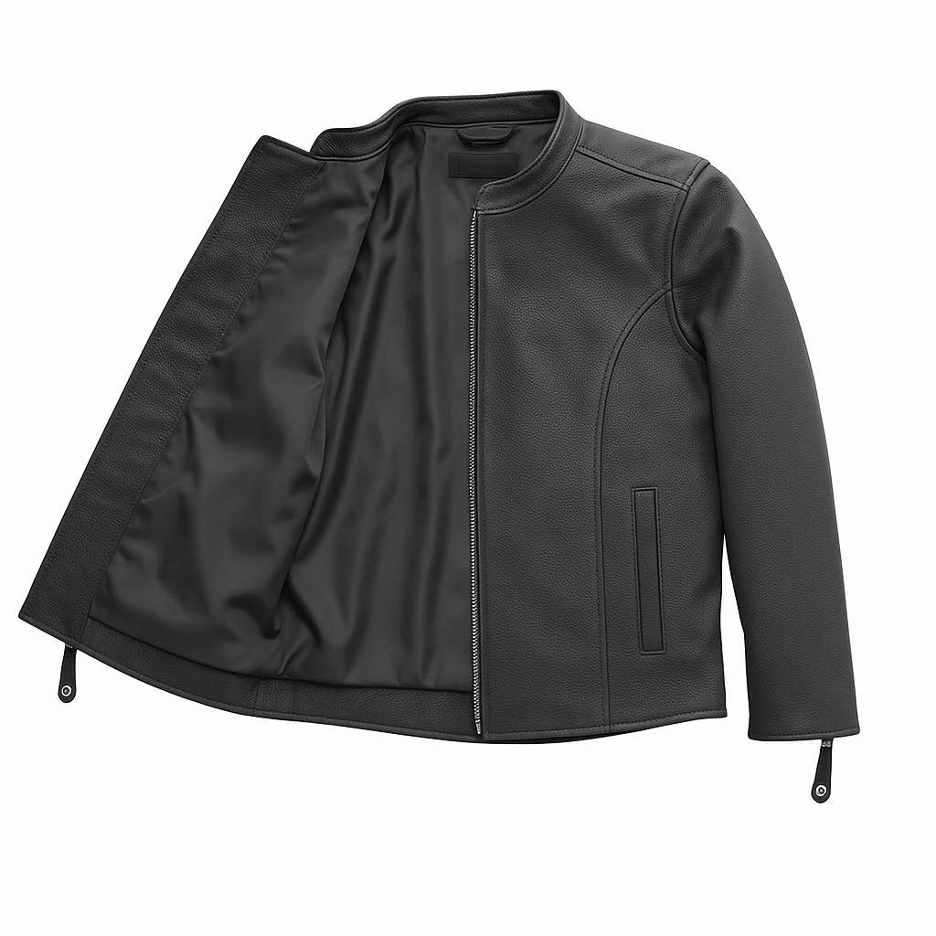 Mini Storm Rider – Kid’s Leather Motorcycle Jacket