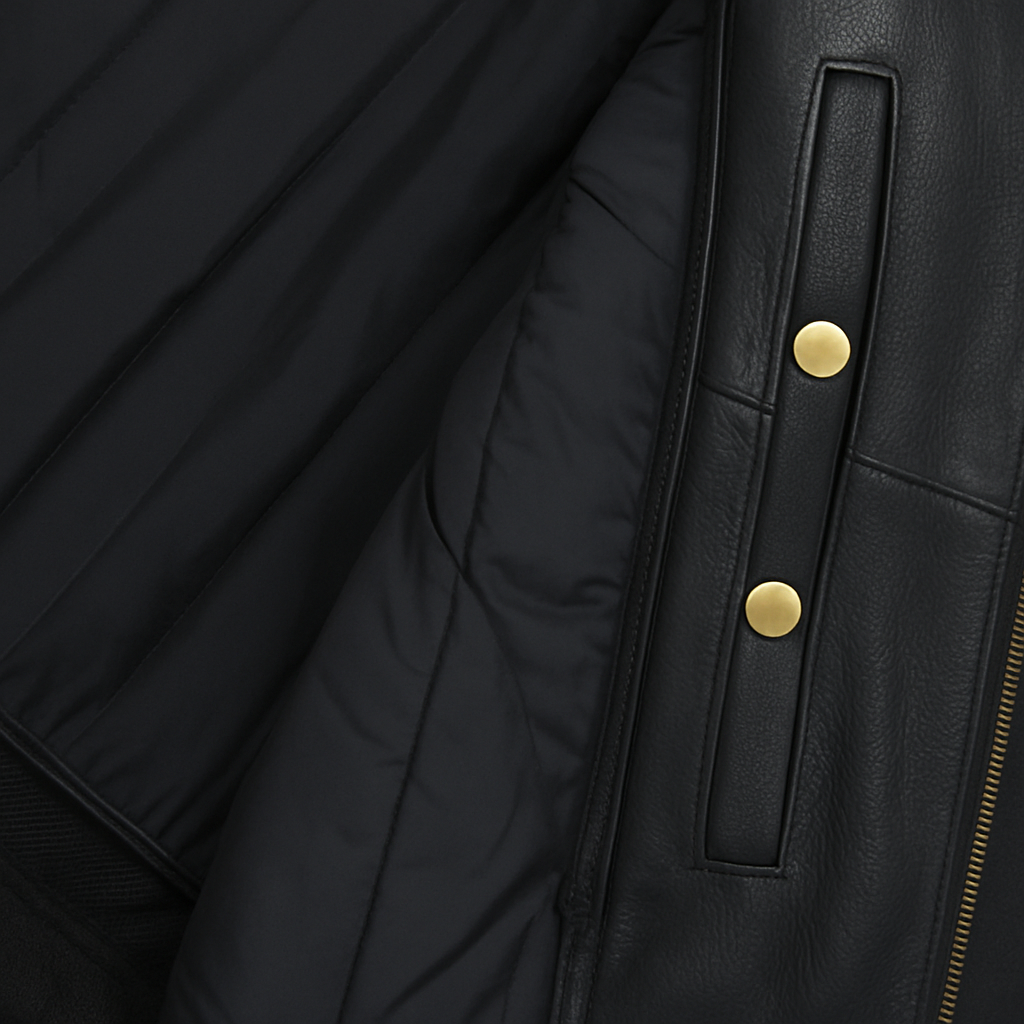 PR-216 Rider's Creed Man's Motorcycle Leather Jacket