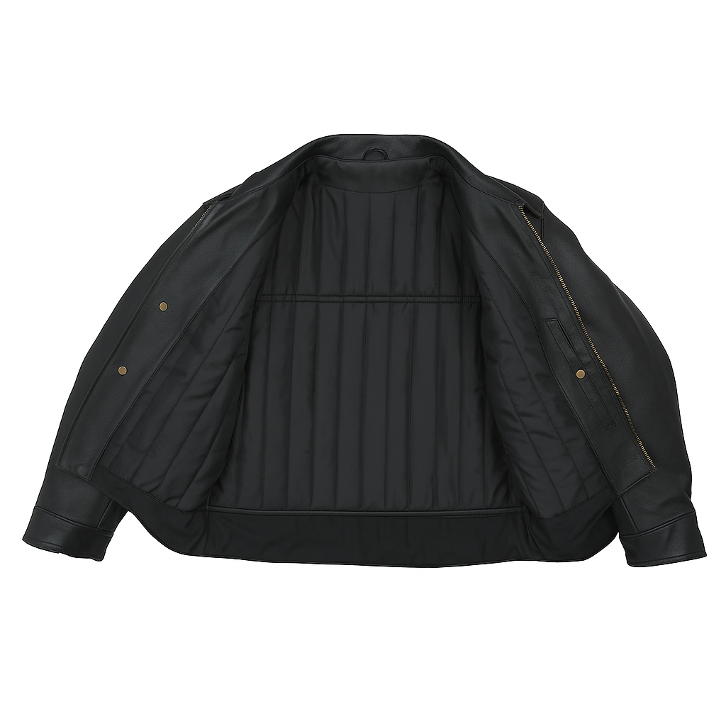 PR-216 Rider's Creed Man's Motorcycle Leather Jacket