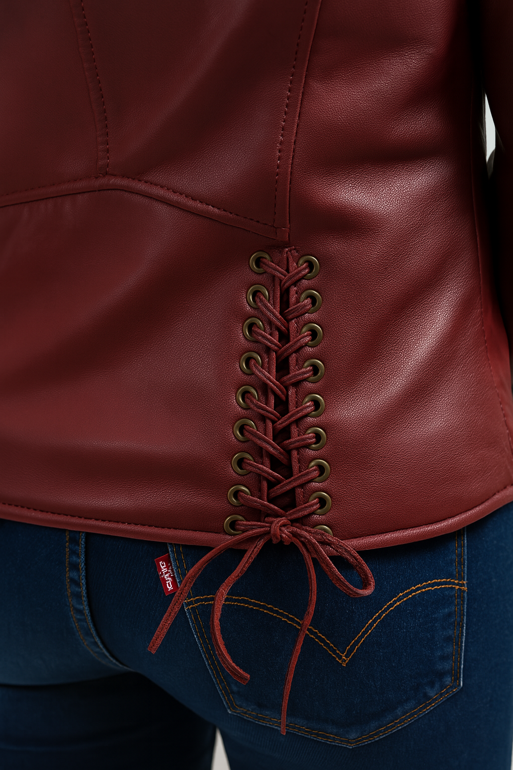 Yva Belle Fashion Lambskin Leather Jacket