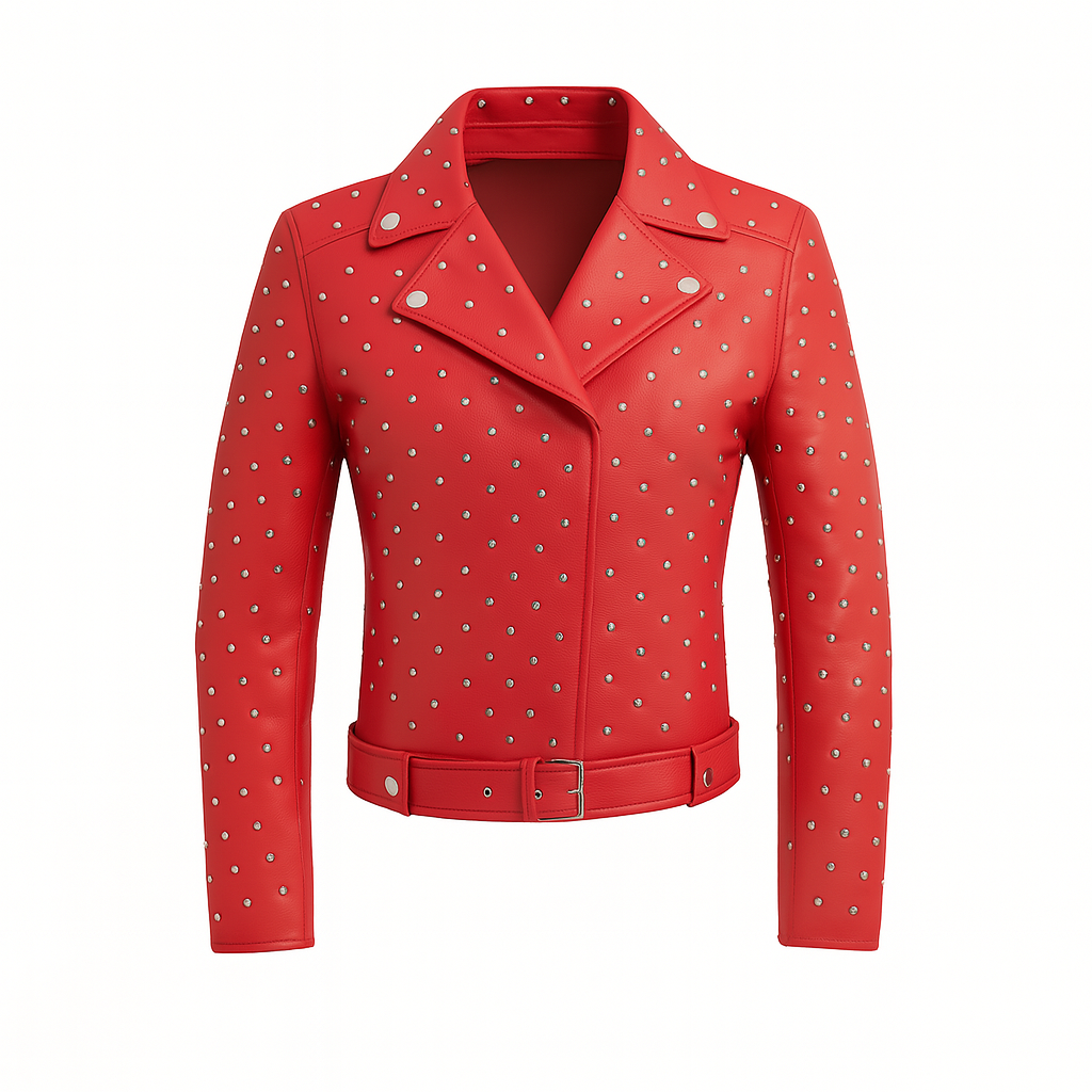 Claudia Women's Fashion Leather Jacket