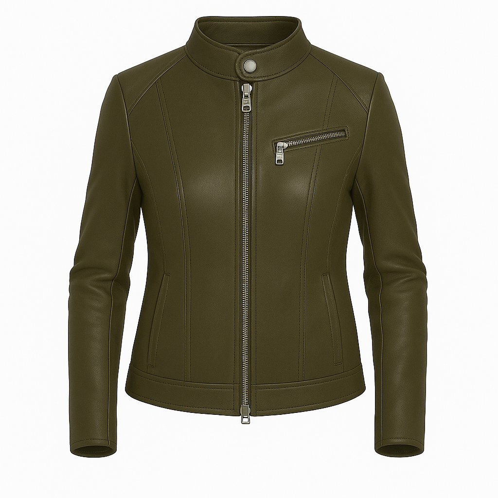 Carmine Vale Women's Fashion Leather Jacket