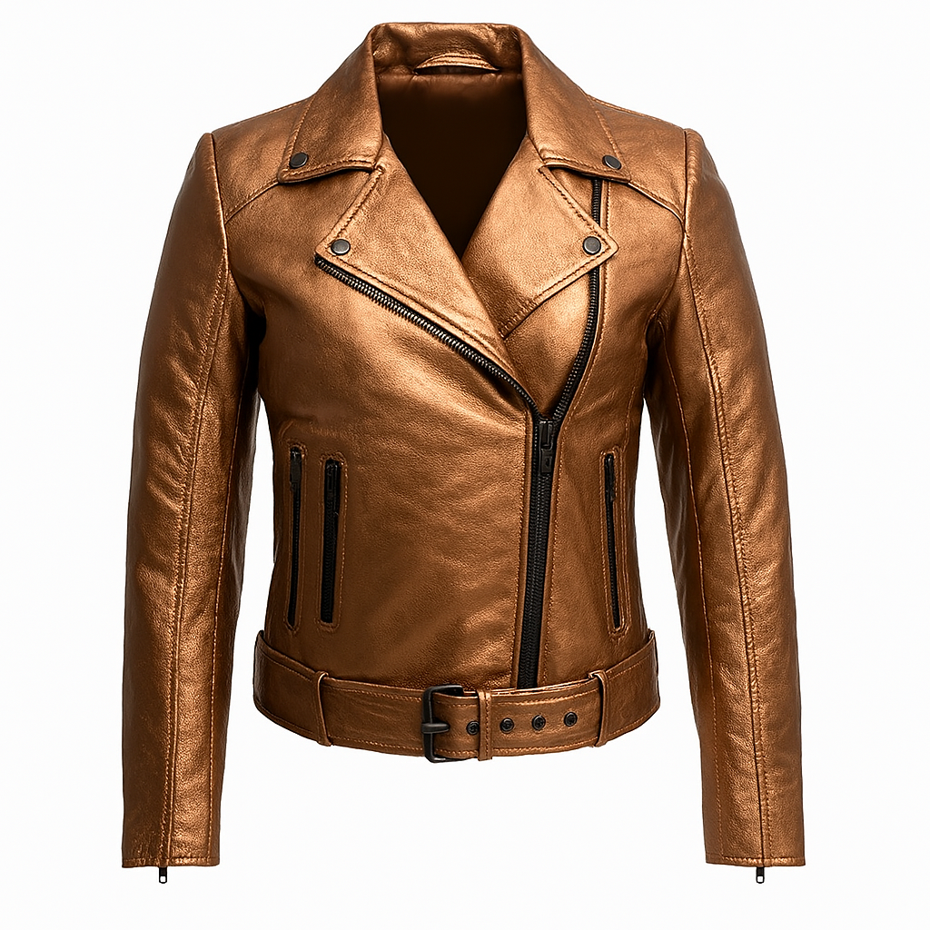 Hazelwyn Luxe Women's Lambskin Leather Jacket