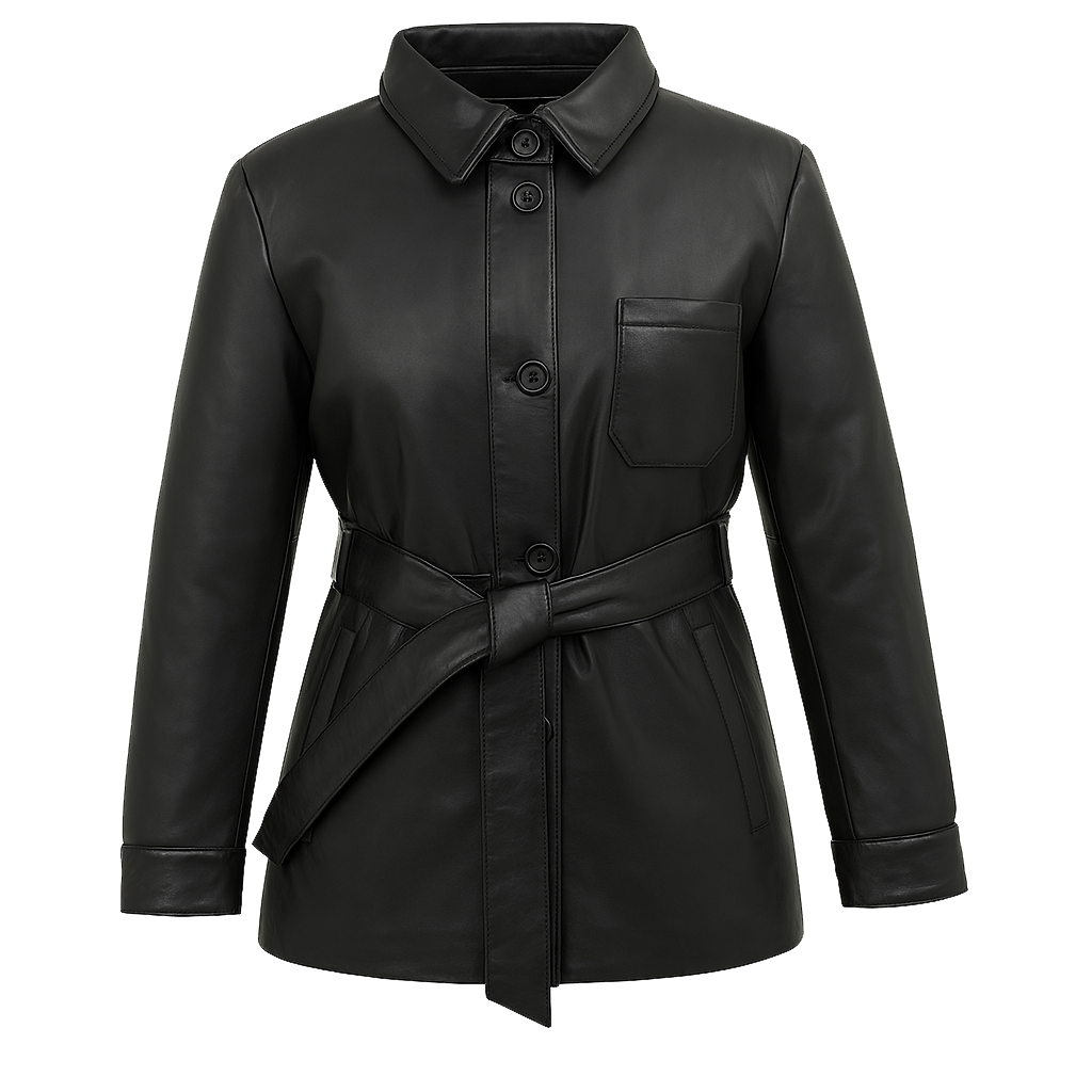 Janessa Luxe Women's Fashion Leather Jacket