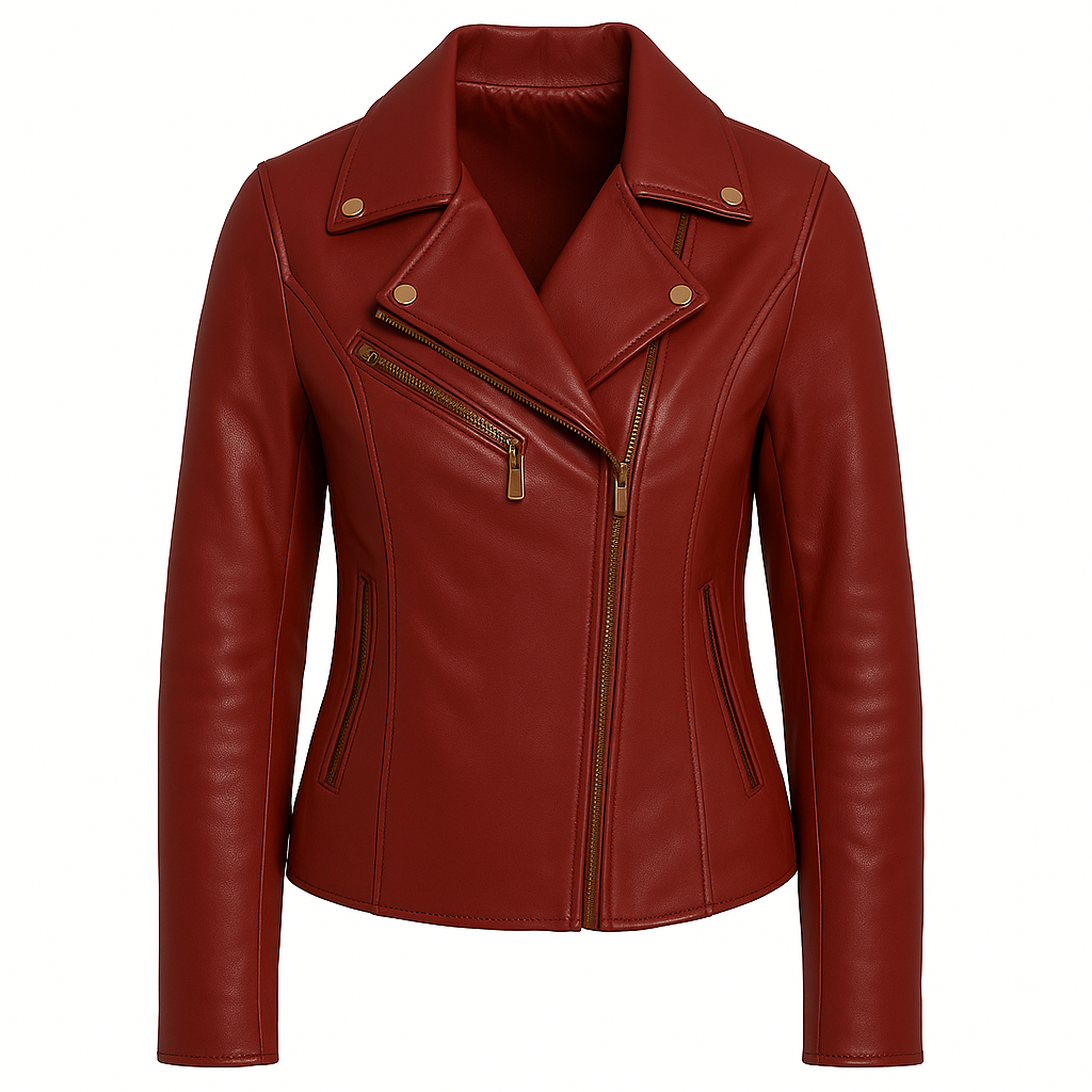 Yva Belle Fashion Lambskin Leather Jacket