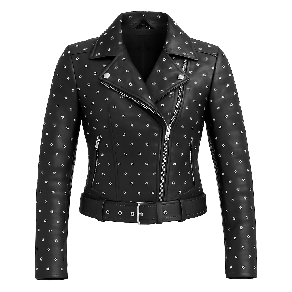 Claudia Women's Fashion Leather Jacket