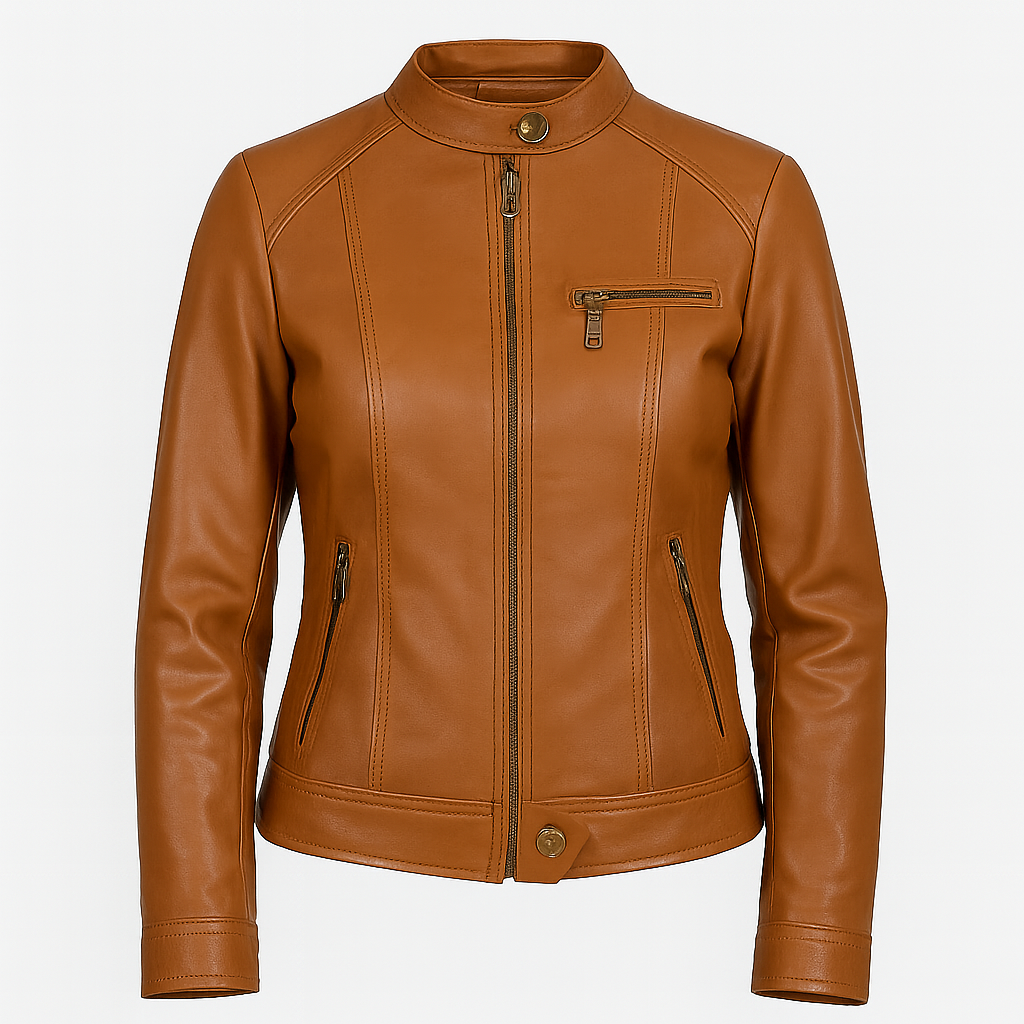 Carmine Vale Women's Fashion Leather Jacket